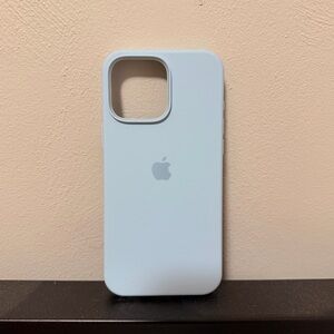 Apple Sky Blue Silicone Case
